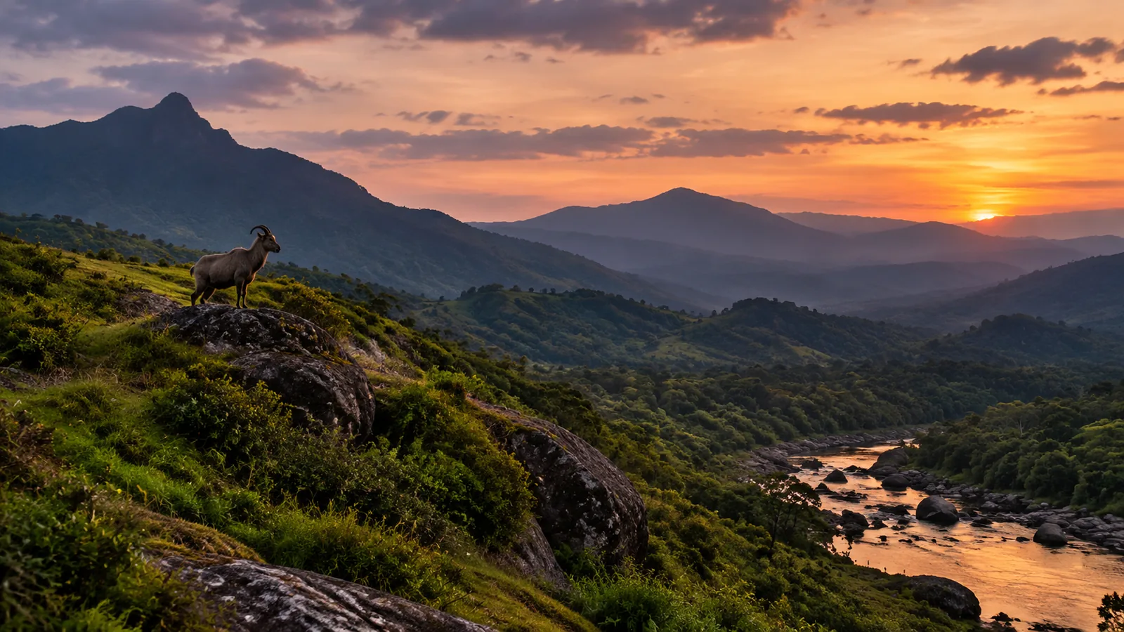 Parque Nacional de Eravikulam y Santuario de Vida Silvestre de Chinnar
