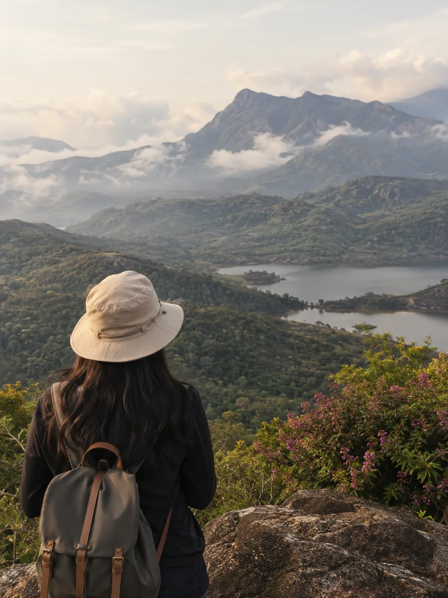 Vistas en el Parque Nacional de Eravikulam y el Santuario de Vida Silvestre de Chinnar